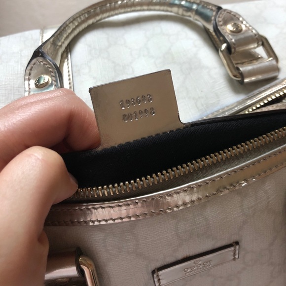 SOLD - Authentic Used Gucci Joy Boston Bag - Picture 7 of 8